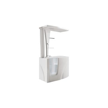 Box sopravasca con tenda e soffione per Art. HH 620 by Civita Cromo