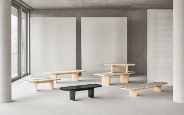 Matéria Side Table Marble by ClassiCon