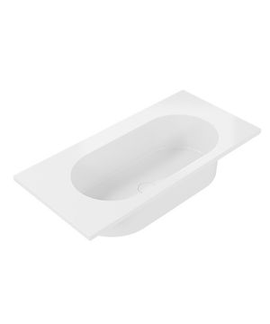 VENTI.26 lavabo in ceramica cm. 100×48 altezza vasca interna 18 cm by COLAVENE
