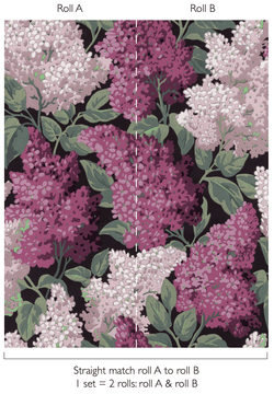 Lilac Grandiflora (2 roll set) by Cole & Son - view 4