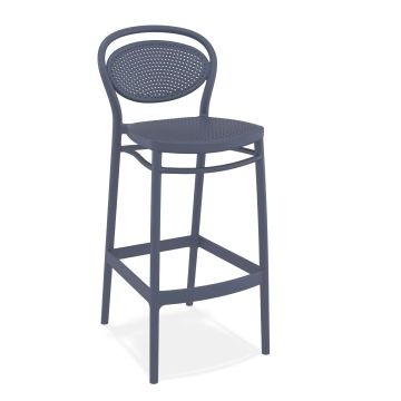 Marcel Barstool Anthracite by Contral