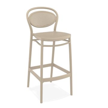 Marcel Barstool Taupe by Contral
