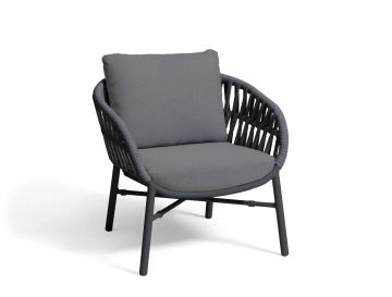 Manila Armchair Anthracite by Contral