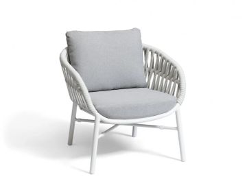Manila Armchair White/Silver by Contral