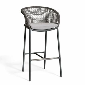 Nest Barstool Anthracite by Contral