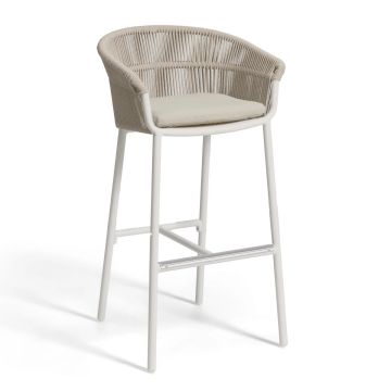 Lake Barstool White/Beige by Contral