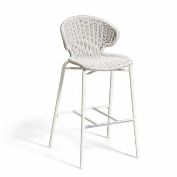 Orly Barstool White by Contral