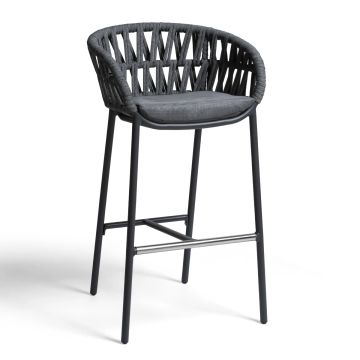 Manila Barstool Anthracite by Contral