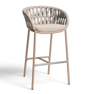 Manila Barstool Ecru by Contral