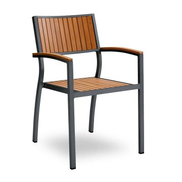 Bavaria Armchair Black by Contral