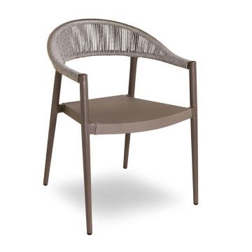 Praga Armchair Taupe by Contral