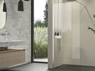 AVENUE - Square glass Walk in shower by Coram - view 2