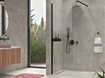 AVENUE - Square glass Walk in shower by Coram - view 3
