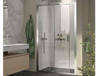 AVENUE - Niche glass shower cabin with sliding door by Coram - view 3