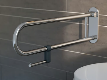 COMFORT & SAFETY - Metal toilet roll holder by Coram - view 3