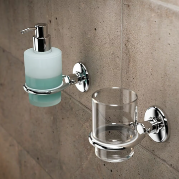 HOTEL - Wall-mounted glass Bathroom soap dispenser by Coram - view 3