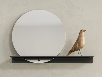 LEEV - Metal mirror / bathroom wall shelf by Coram - view 3