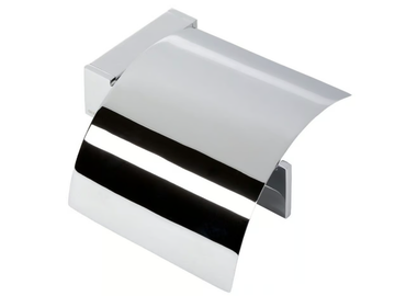 MODERN ART - Metal toilet roll holder with cover by Coram - view 3