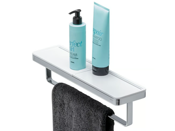 FRAME CHROME WHITE - Metal towel rail by Coram - view 2
