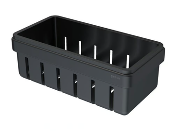 FRAME FULL BLACK - ABS and metal shower basket by Coram - view 2