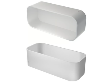FRAME - ABS shower basket / bathroom wall shelf by Coram - view 3