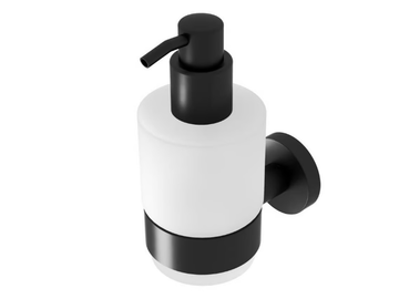 NEMOX BLACK - Wall-mounted glass Bathroom soap dispenser by Coram - view 2