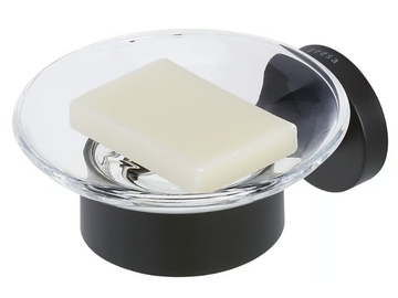 NEMOX BLACK - Wall-mounted metal soap dish by Coram - view 2