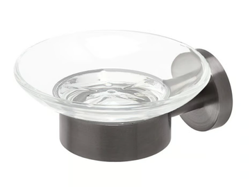 NEMOX BRUSHED - Wall-mounted metal soap dish by Coram - view 3
