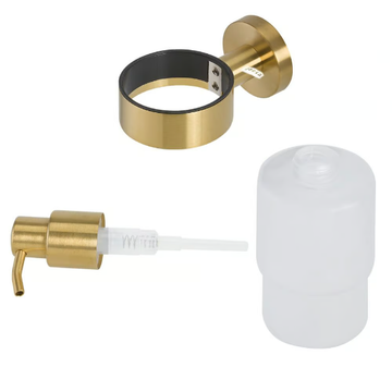 NEMOX GOLD - Wall-mounted glass Bathroom soap dispenser by Coram - view 3