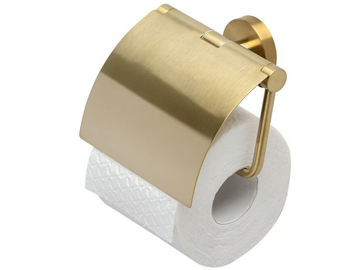 NEMOX GOLD - Toilet roll holder with cover by Coram - view 2
