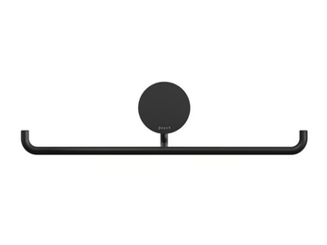 OPAL BLACK - Double stainless steel toilet roll holder by Coram - view 3