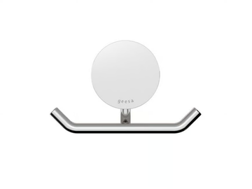 OPAL CHROME - Double stainless steel robe hook by Coram - view 3