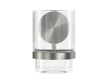 OPAL - Wall-mounted Glass and Stainless Steel toothbrush holder by Coram - view 3