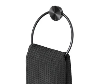OPAL BRUSHED - Stainless steel towel ring by Coram - view 2