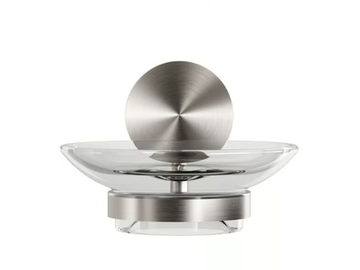 OPAL - Wall-mounted Glass and Stainless Steel soap dish by Coram - view 3