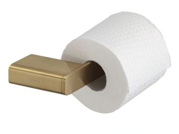 SHIFT GOLD - Metal toilet roll holder by Coram - view 2