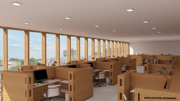 Pompeii Co-work hub by Corkbrick Europe