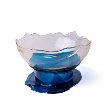 Big Collina Vase - Clear, Emerald Green by corsi design