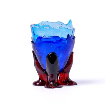 Clear Vase Extra Colour - Clear Blue, Blue, Dark Ruby by corsi design