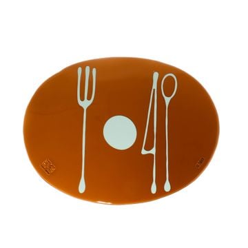 Table-Mates - Clear Brown, Aqua by corsi design