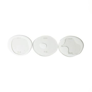 Table-Mates Small Set of Three - Clear, White by corsi design