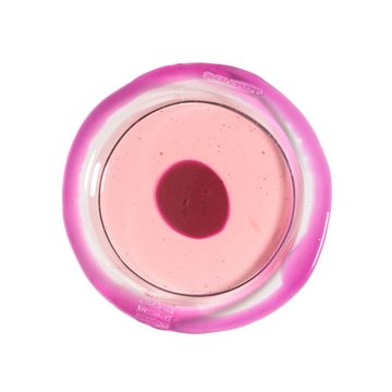 Try Tray Round - Clear Light Ruby, Clear Fuchsia by corsi design