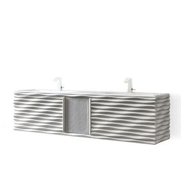 Ebon vanity unit by CorteZari