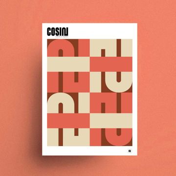 Graphic poster - Coral by COSIN Paris