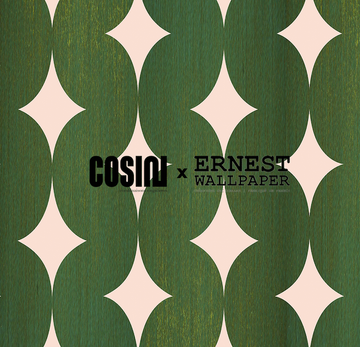 Emerald Green Meringue Wallpaper Sample by COSIN Paris
