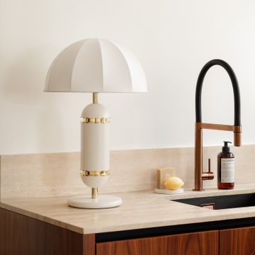 The Rosalie table lamp - Cream by COSIN Paris
