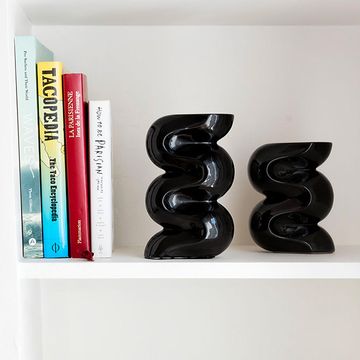 The small Ganache candle holder - Black by COSIN Paris
