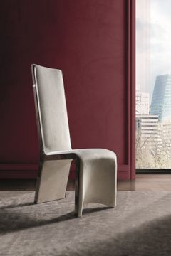 LIGHT - Fabric chair high-back by Costantini Pietro