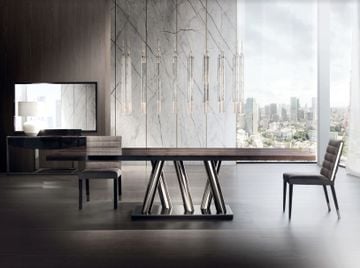 STATUS - Rectangular wooden table by Costantini Pietro