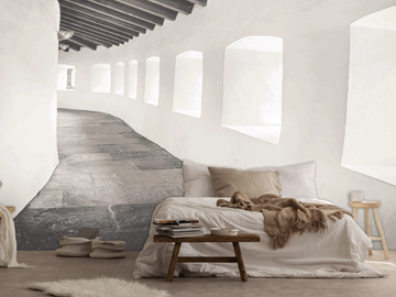 FAR - Washable trompe l'oeil nonwoven wallpaper _ creativespace by Creative Space - view 2